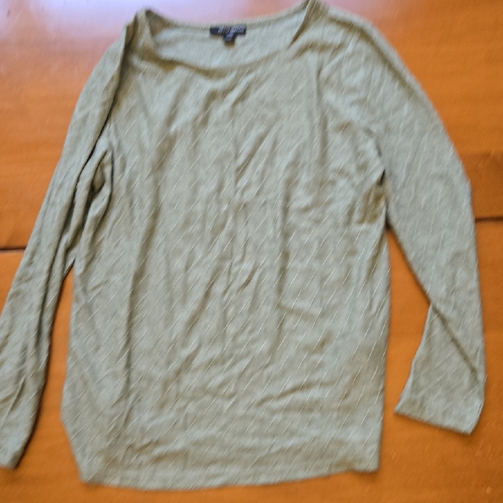 Mario Serrani Olive Green Long Sleeve Tee